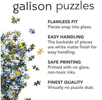 Galison Season's Readings 500pc Foil Puzzle