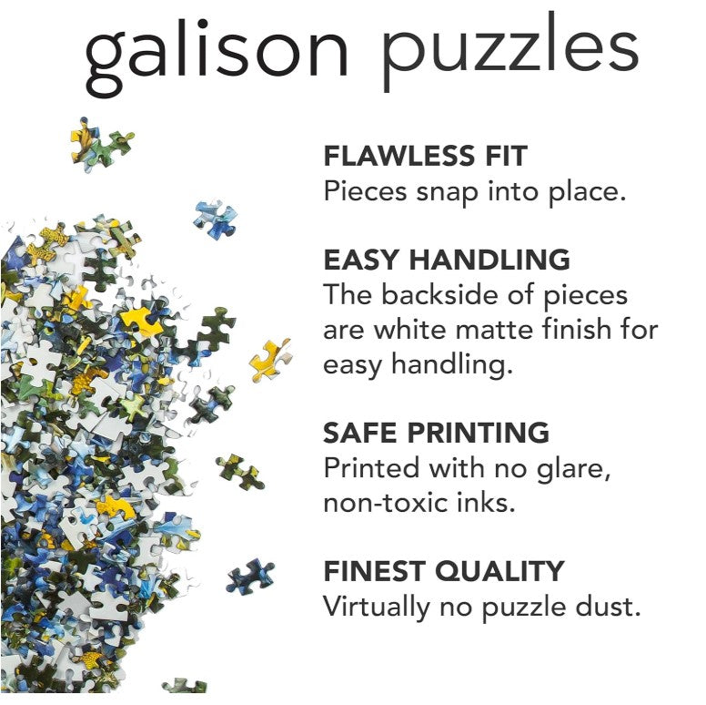 Galison Winter Lights 500pc Foil Puzzle