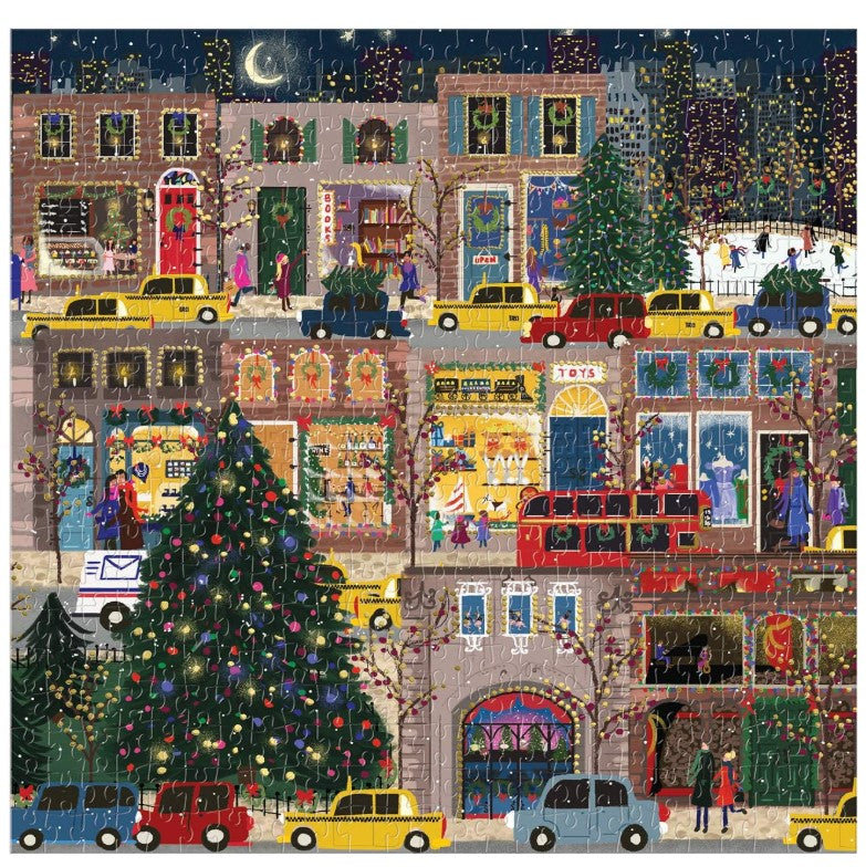 Galison Winter Lights 500pc Foil Puzzle