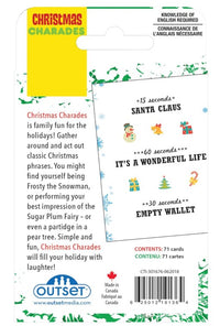 Outset Christmas Charades Card Game