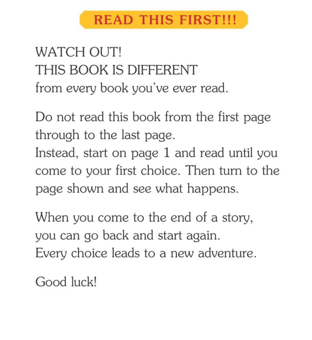 Choose Your Own Adventure Owl Tree 5-8 Years