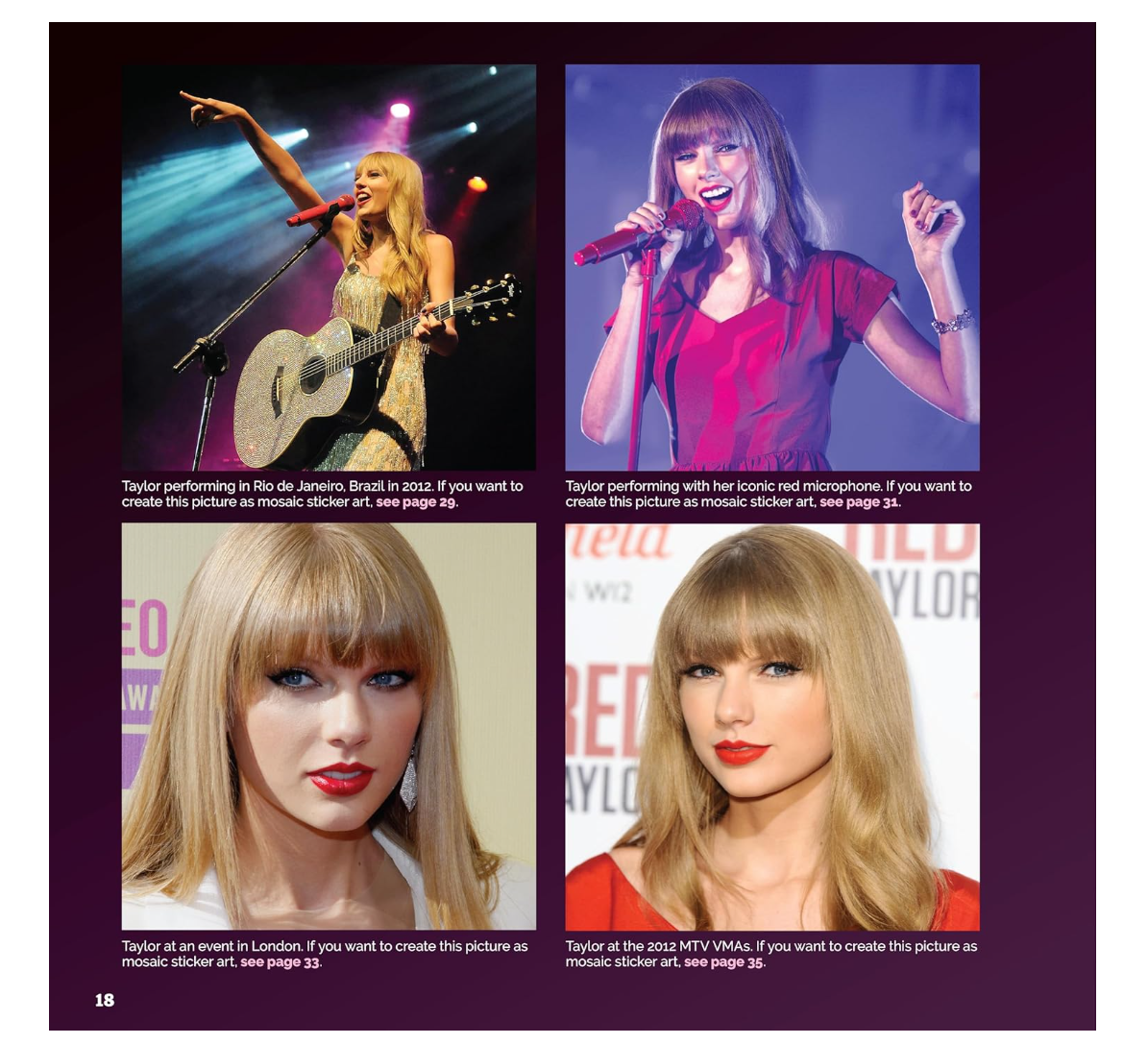 Logan Powell Ultimate Taylor Swift Sticker Mosaic Art