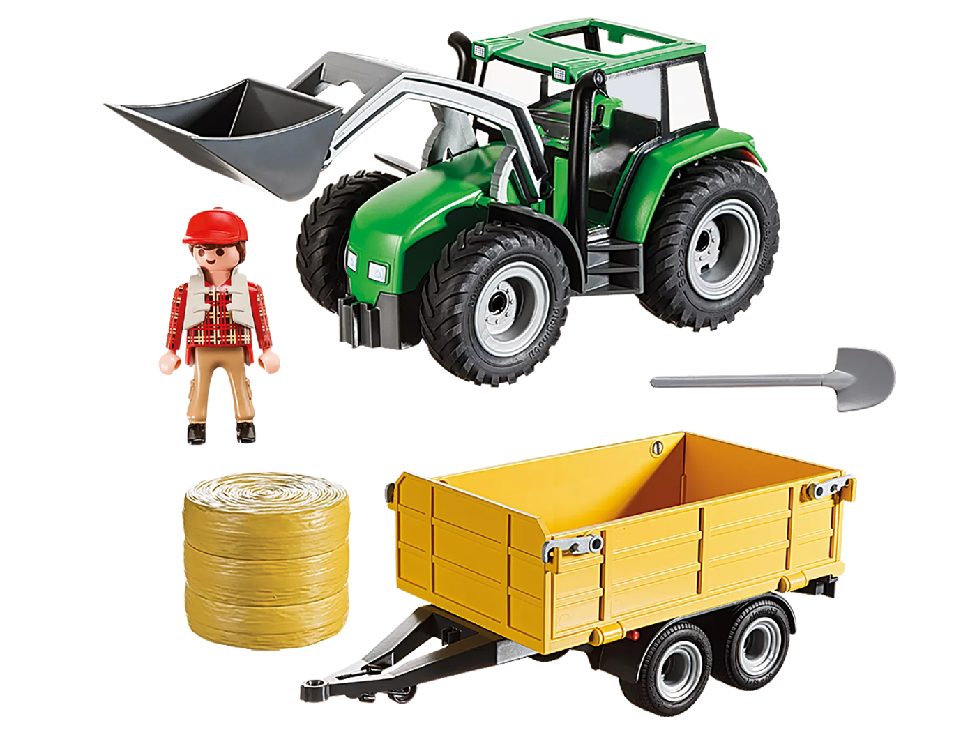 Playmobil Country Tractor with Trailer 9317