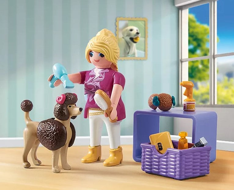 Playmobil My Life Dog Groomer 71747