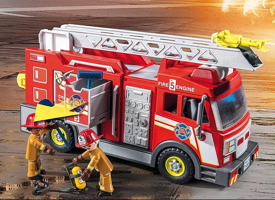 Playmobil City Action Fire Truck with Flashing Lights 71233