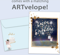 Tree Free Greeting Card Happy Birthday  - Sparkler