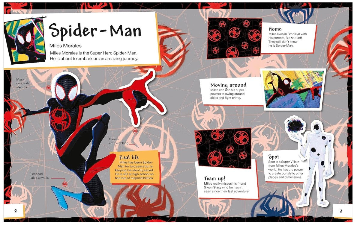 Matt Jones Marvel Spider-Man Across the Spider-Verse Ultimate Sticker Book