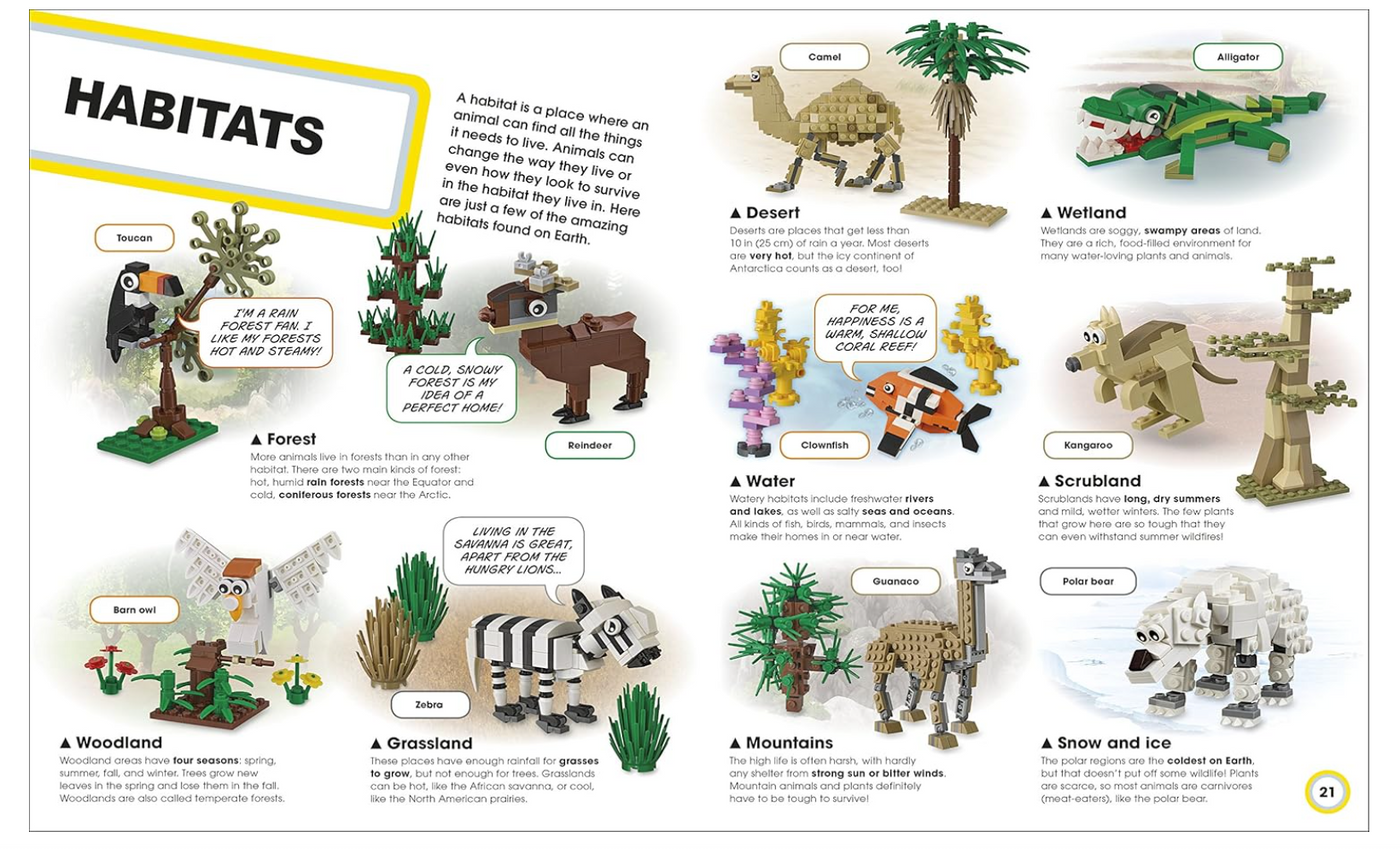 DK LEGO Animal Atlas Discover the Animals of the World