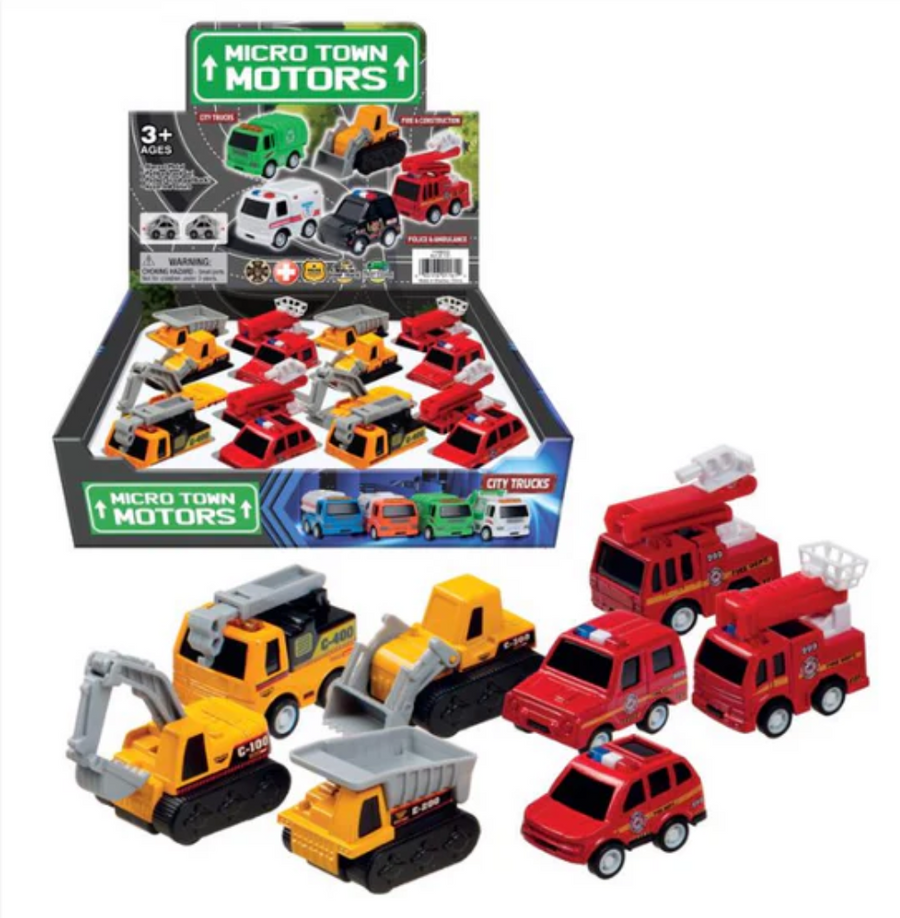 Fire & Construction Mini's 2" Assorted