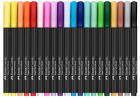 Faber-Castell Black Edition Felt Tip Brush Pen 20 Pack
