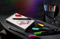 Faber-Castell Black Edition Felt Tip Brush Pen 20 Pack