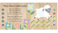 Touch and Trace Nursey Rhymes Mary Had A Little Lamb
