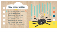 Touch and Trace Nursery Rhymes The Itsy Bitsy Spider
