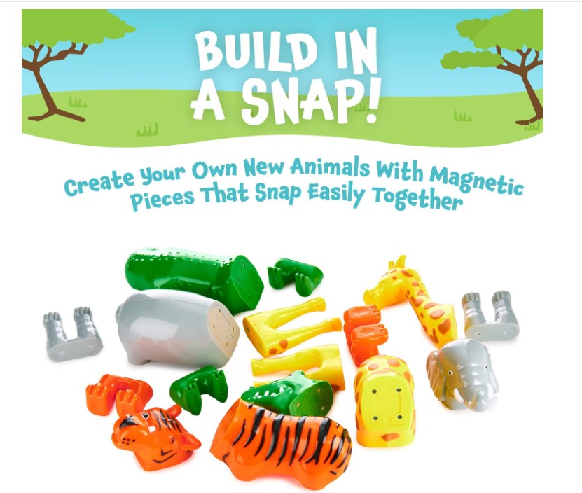 Popular Playthings Magnetic Animals Mix Or Match