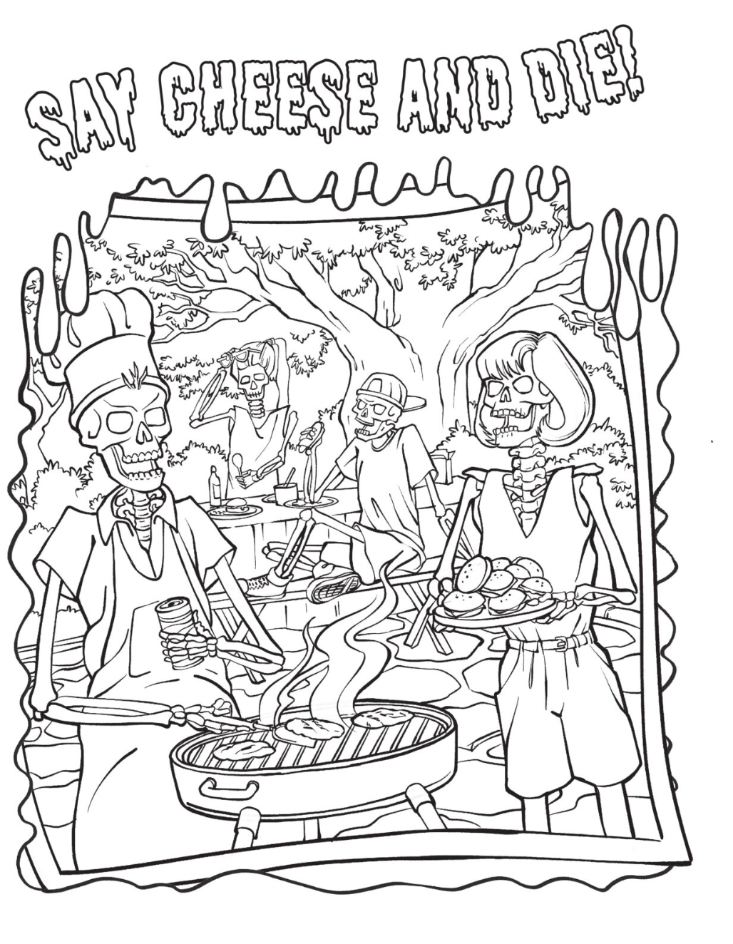 Scholastic The Official Goosebumps Colouring Book