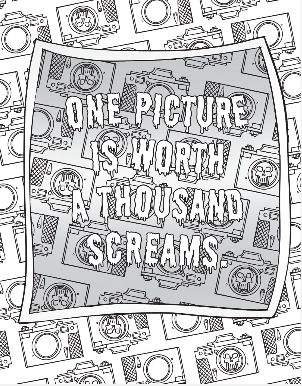 Scholastic The Official Goosebumps Colouring Book