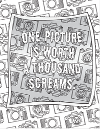 Scholastic The Official Goosebumps Colouring Book