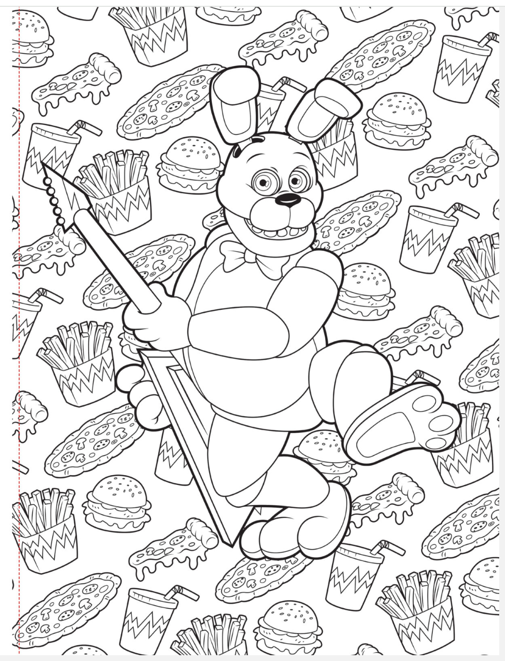 Scholastic The Official Five Nights At Freddy Colouring Book