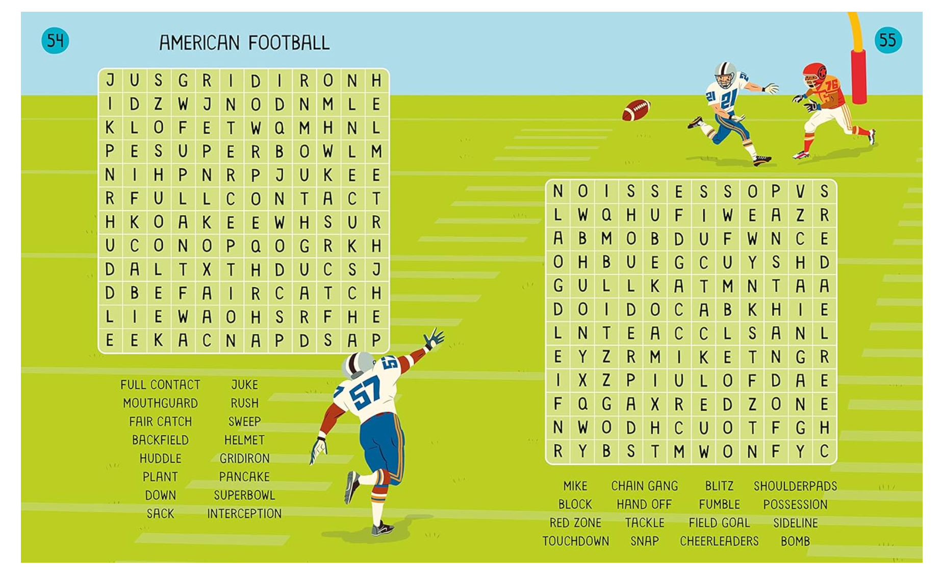Usborne Sports Children's Wordsearches