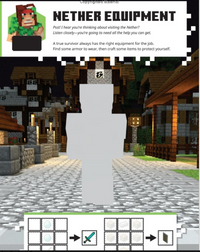Minecraft Official The Nether And The End Sticker Book