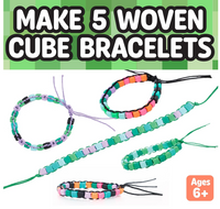 Creativity For Kids Woven Cube Bracelets