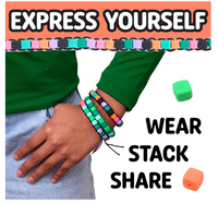 Creativity For Kids Woven Cube Bracelets