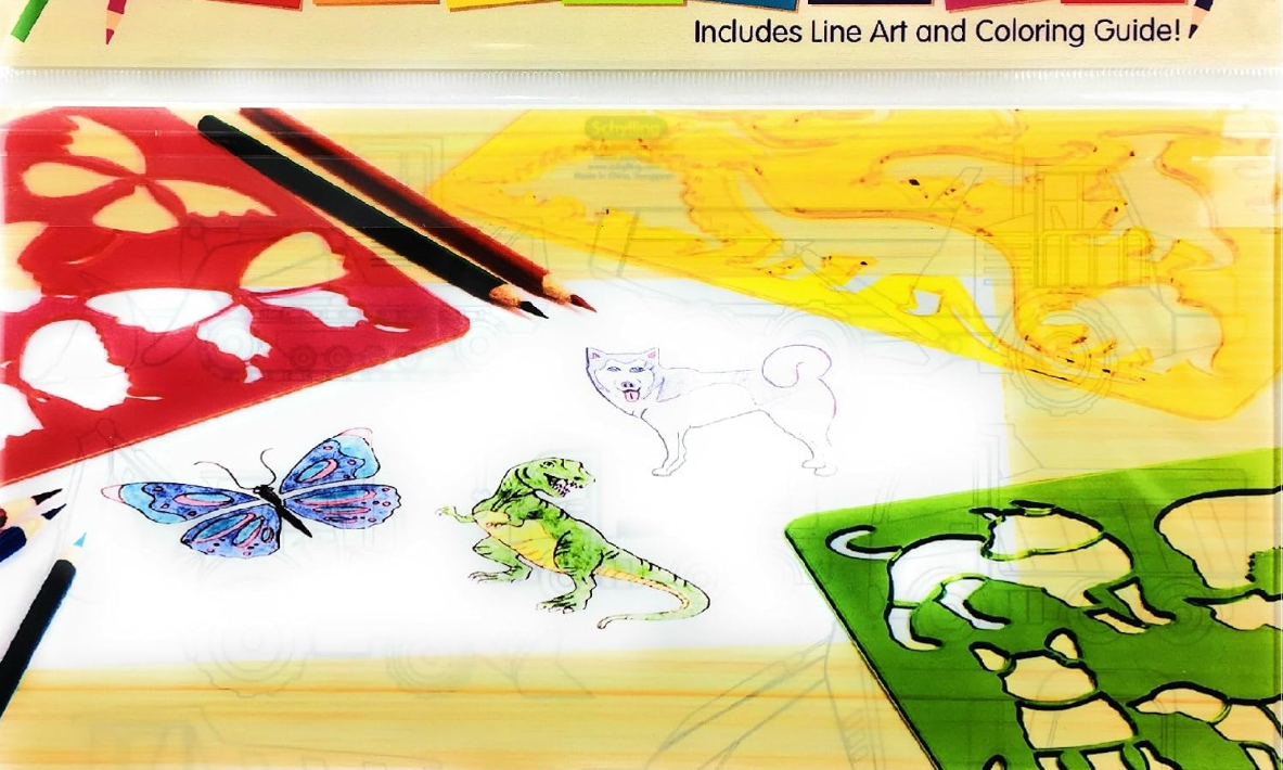 Schylling Art Box Stencils