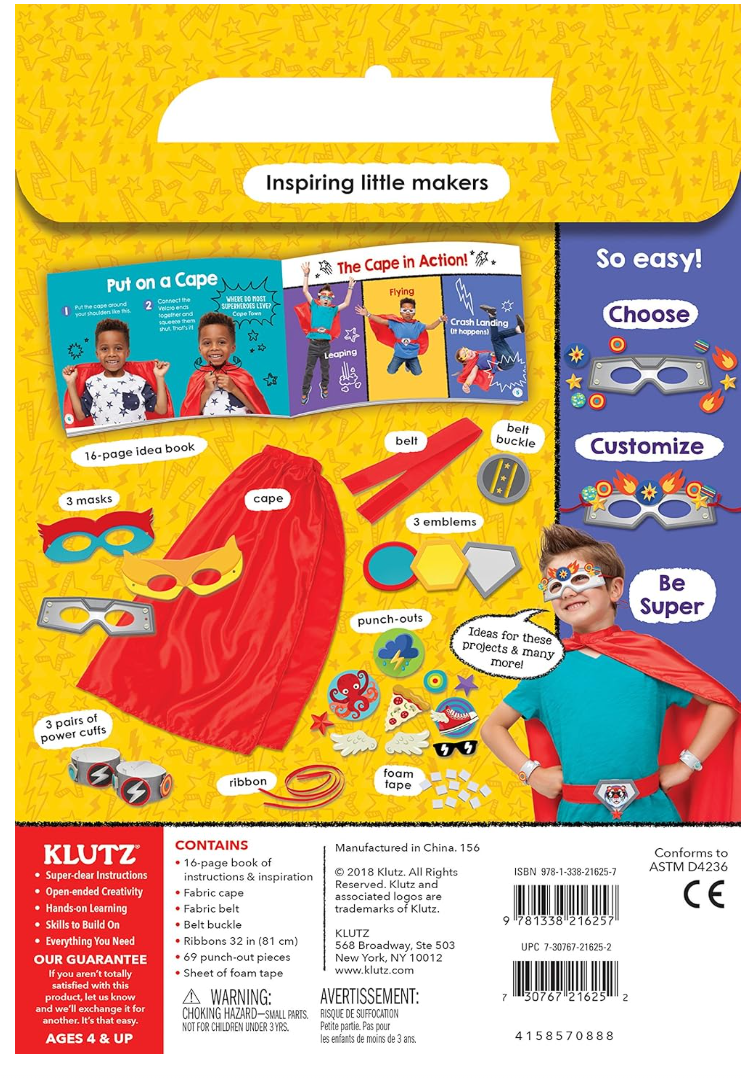 Klutz Jr My Superhero Starter Kit
