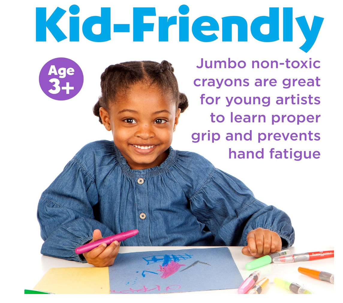 Faber-Castell Neon Gel Crayons