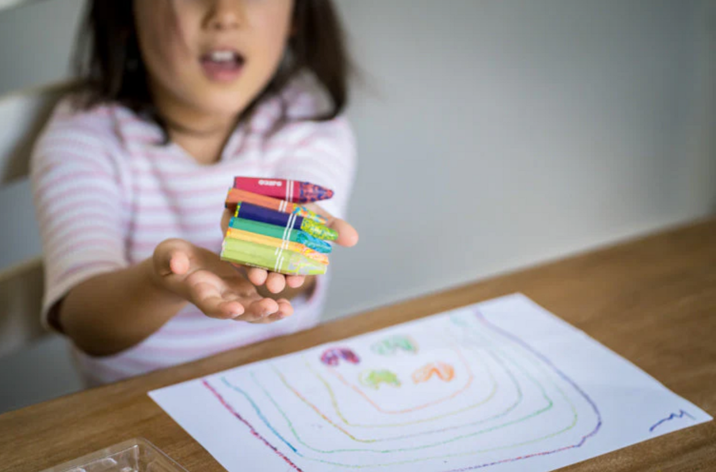 Djeco 6 Multicoloured Crayons