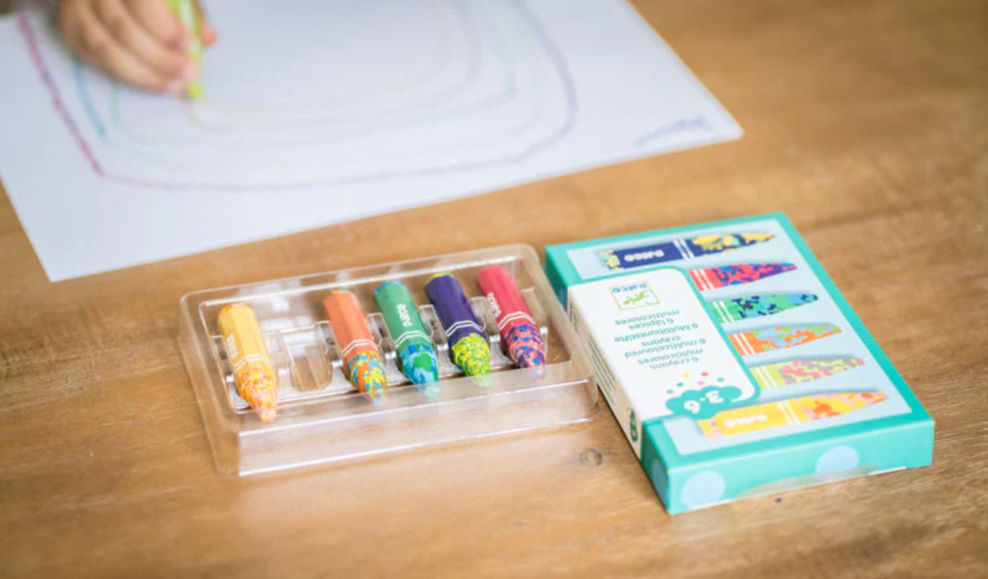 Djeco 6 Multicoloured Crayons