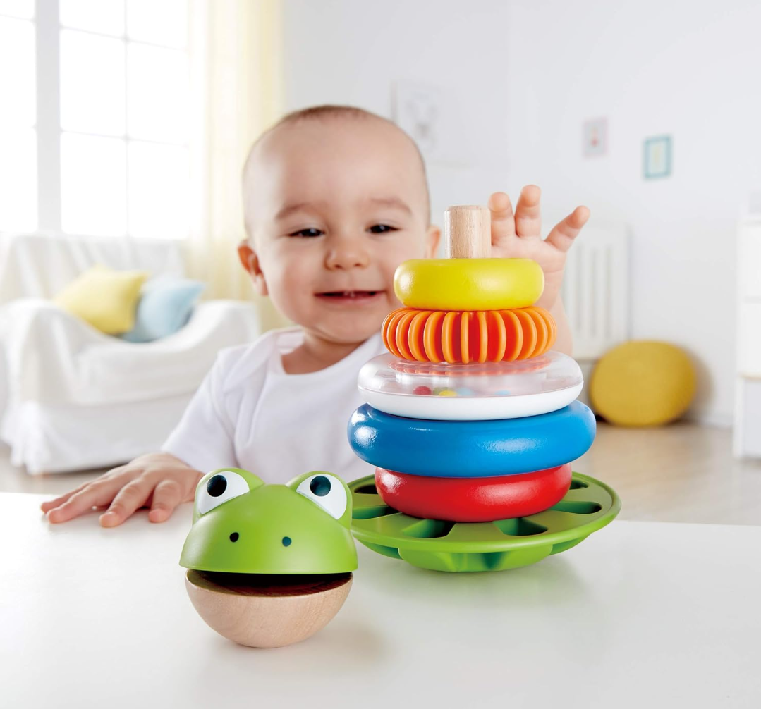 Hape Mr Frog Stacking Rings