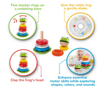 Hape Mr Frog Stacking Rings