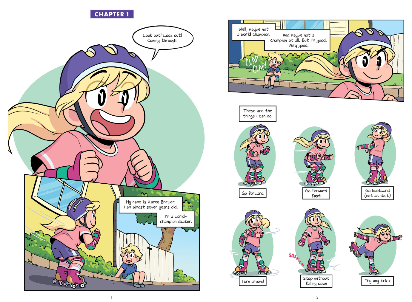 Baby-Sitters Little Sister #2 Karen's Roller Skates