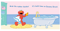Indestructibles Let's Take a Bath Sesame Street