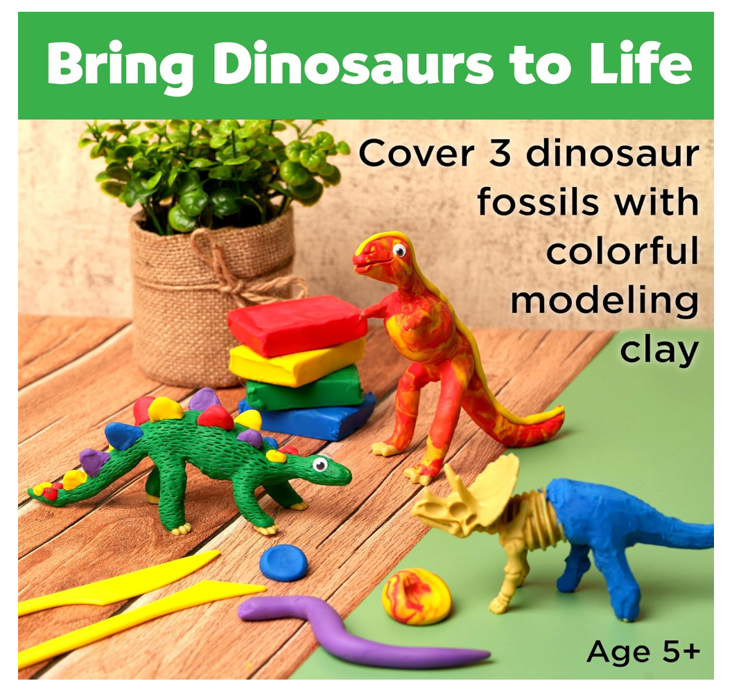 Creativity For Kids Create With Clay Dinosaurs