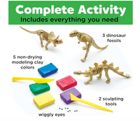 Creativity For Kids Create With Clay Dinosaurs