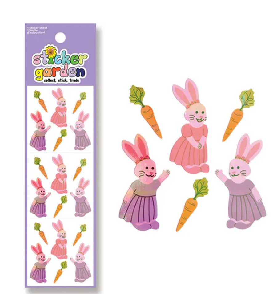 My Sticker Garden Pearl Bunnies
