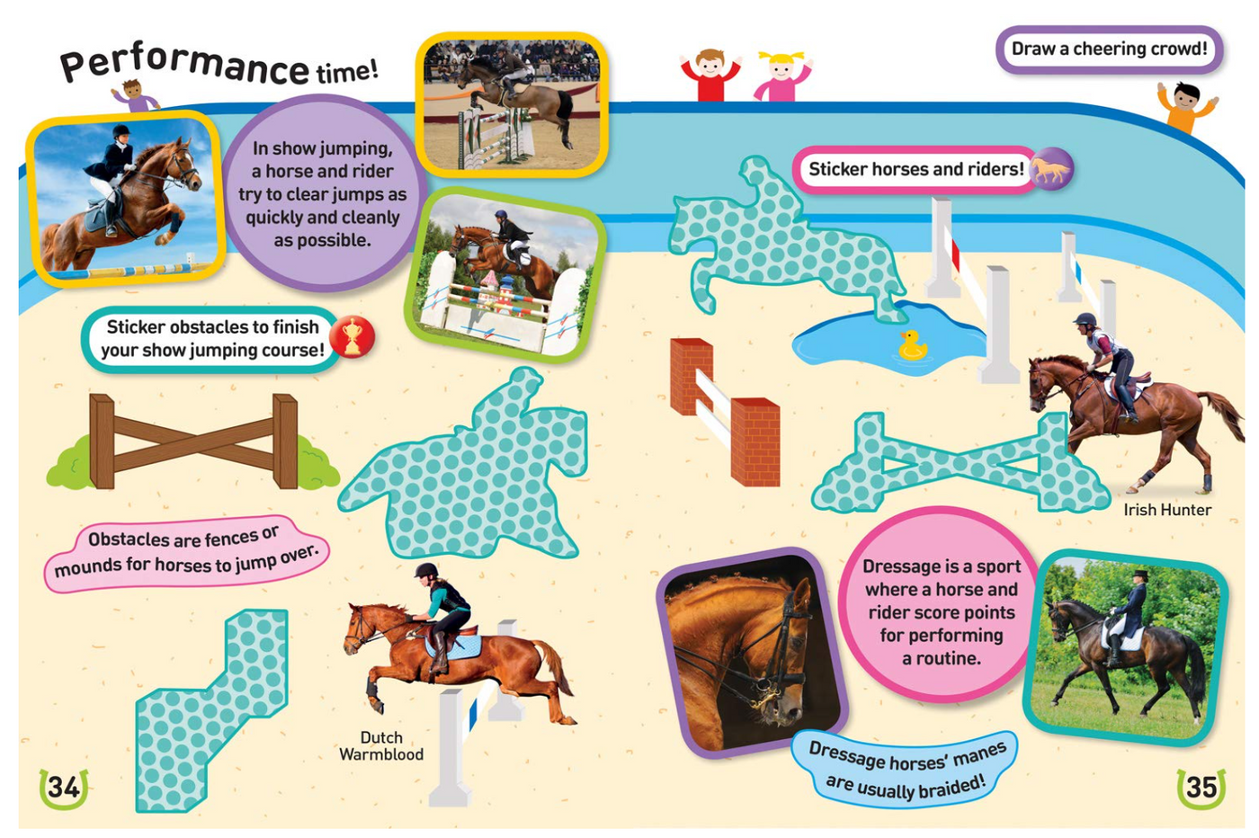 National Geographic Kids Ponies and Horses Sticker Activity Book