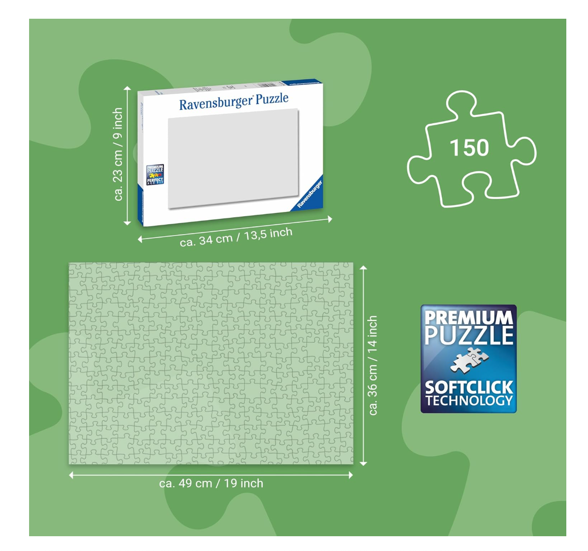Ravensburger Soccer Field Flair 150 Piece XXL