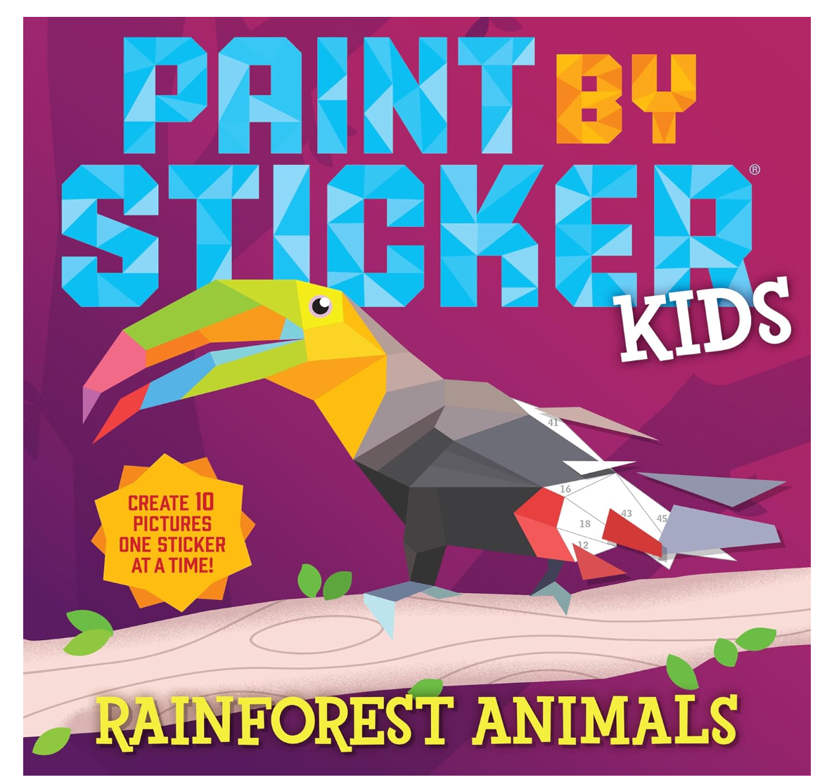 Paint By Sticker Rainforest Animals