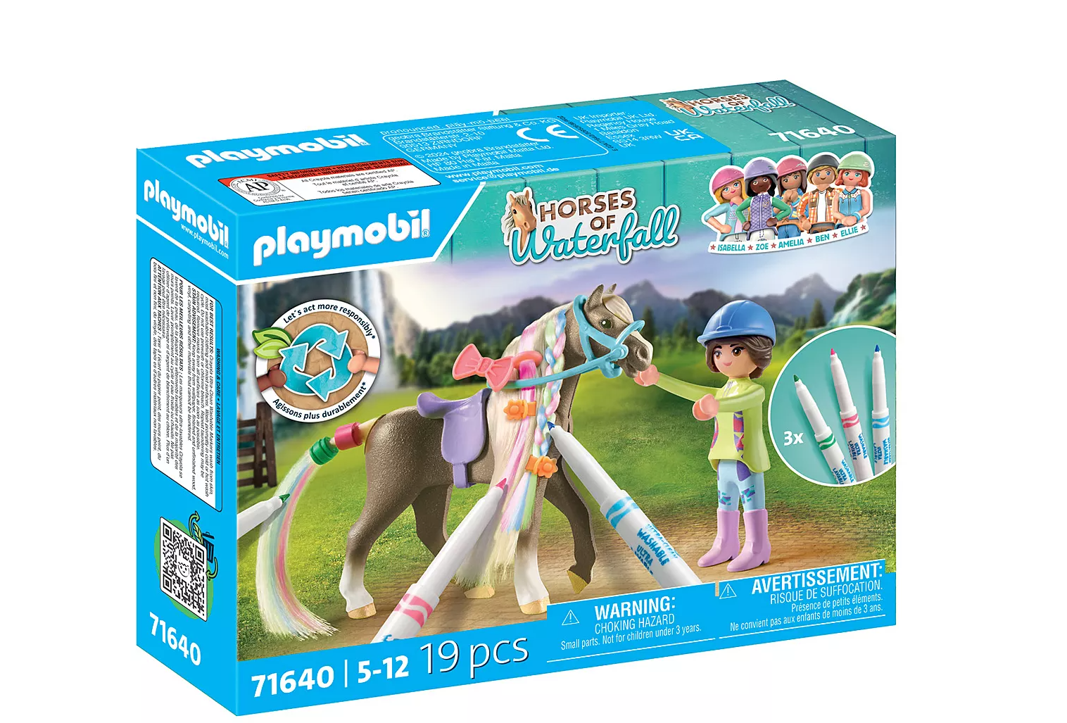 Playmobil Horses Of Waterfall Washable Horse Set 71640