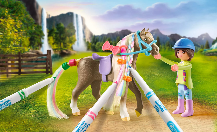 Washable Horse Set  - Playmobil Horses Of Waterfall 71640