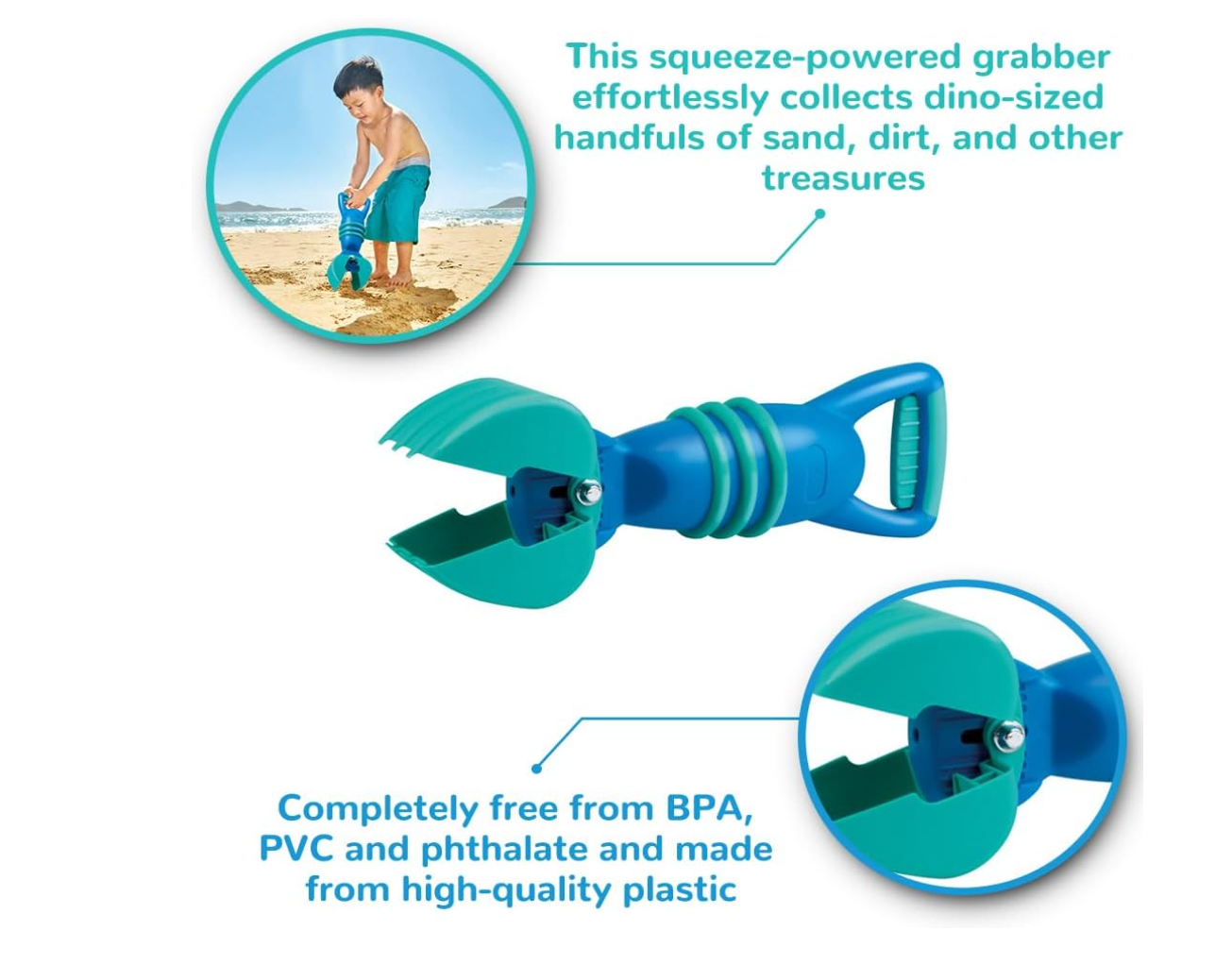 Hape Sand Grabber Blue