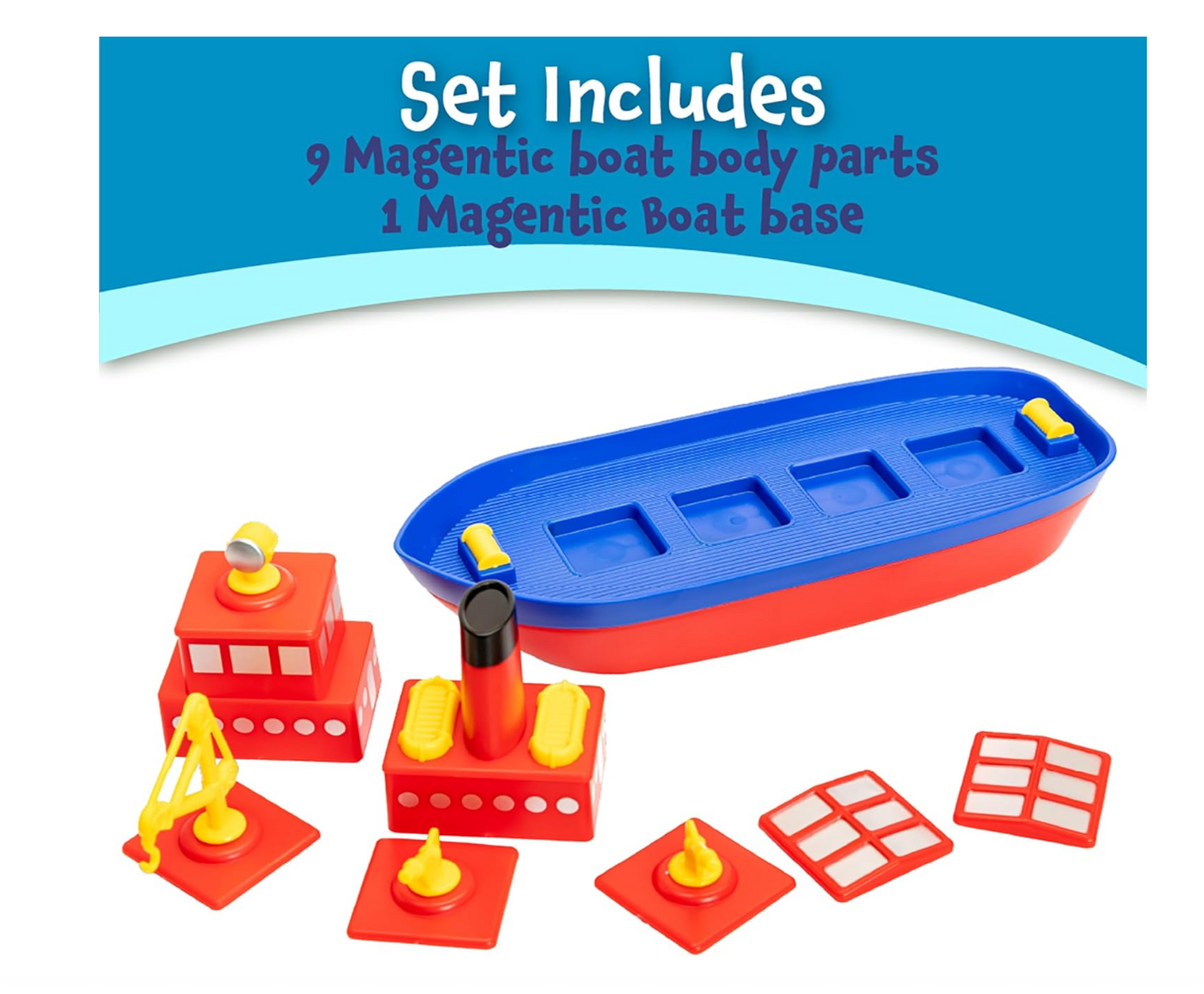 Popular Playthings Magnetic Build A Boat