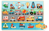 Djeco Vroom Wooden Puzzle
