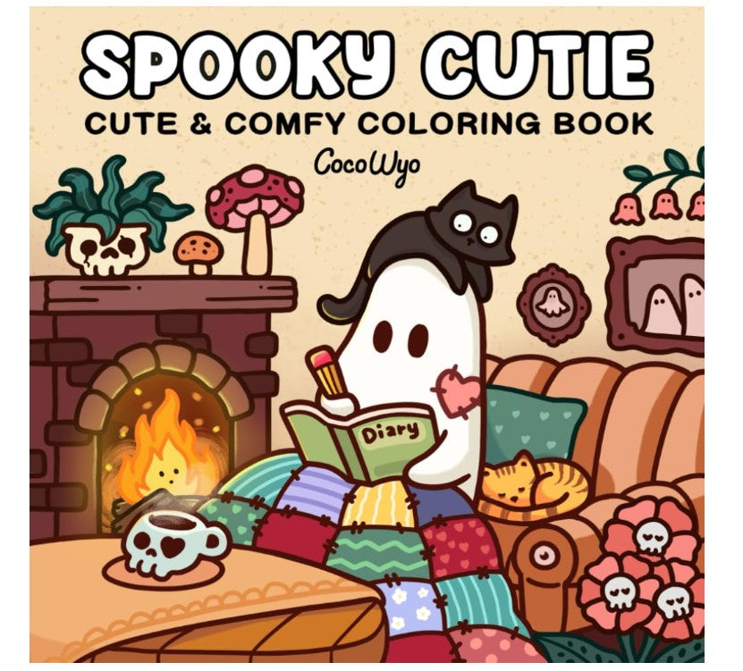 Spooky Cute Cute & Comfy Colouring Book Coco Wyo