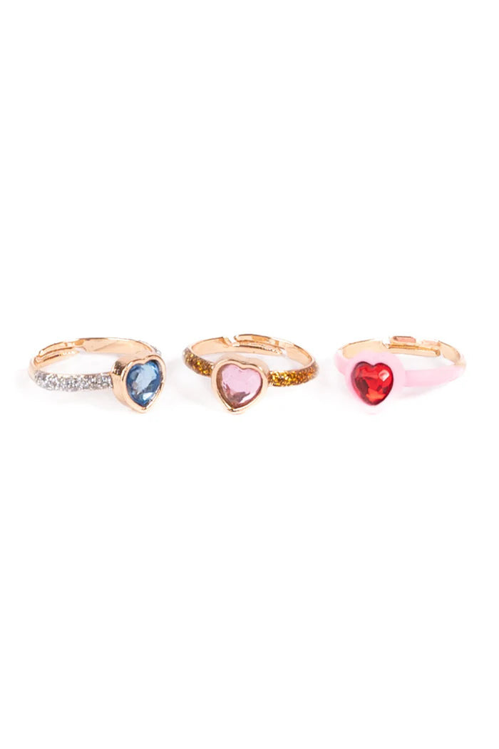 Great Pretenders Classic Hearts Of Love Ring Set, 3 Set