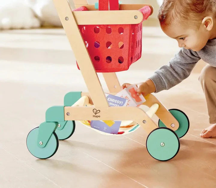 Hape Little Shoppers Cart & Basket