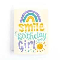 Smile Birthday Girl Birthday Card